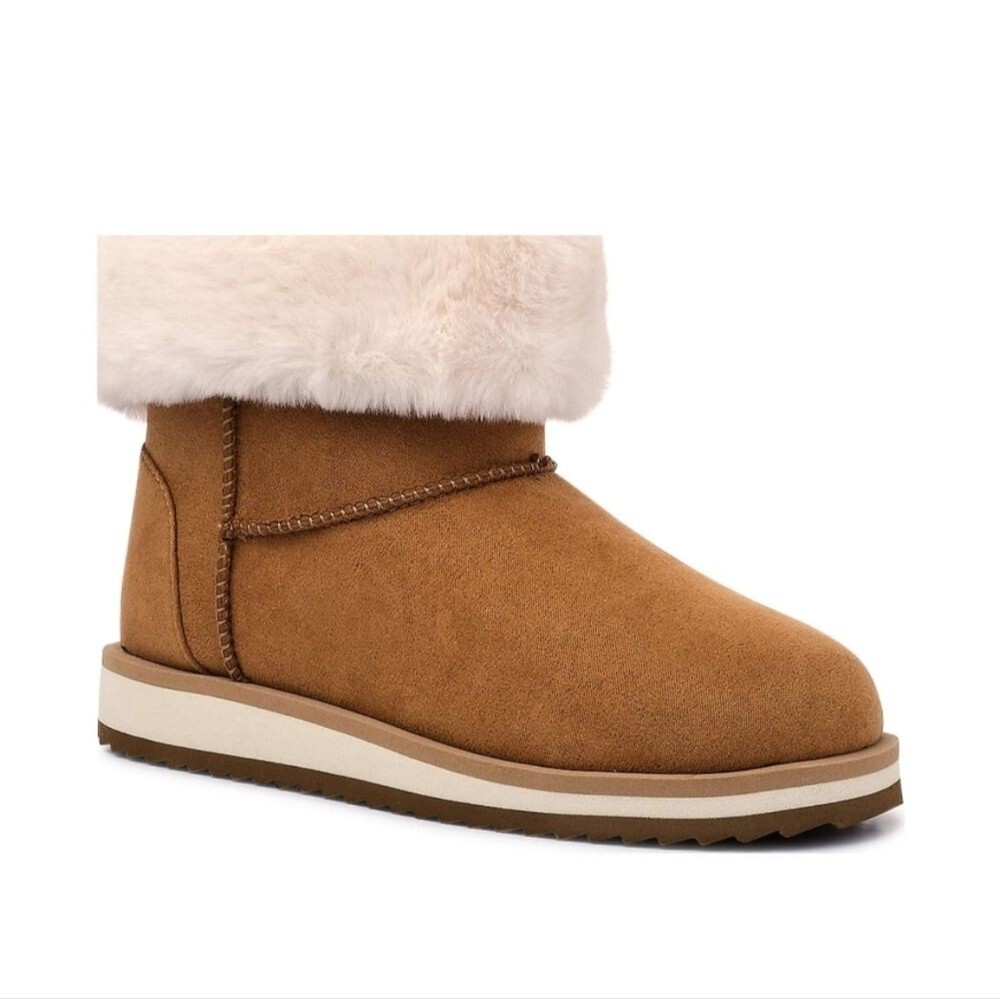 Wonder Nation  Girls Faux Shearling Boots Size 10